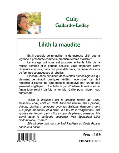Lilith la maudite Tome 1 de Cathy Gallardo-Leday