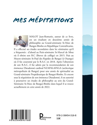 Mes méditations de Jean-Romario MALOT