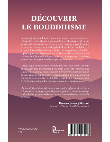 Découvrir le bouddhisme de Dominique SIDE