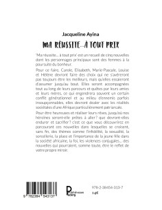 Ma réussite…à tout prix ! de Jacqueline AYINA 2