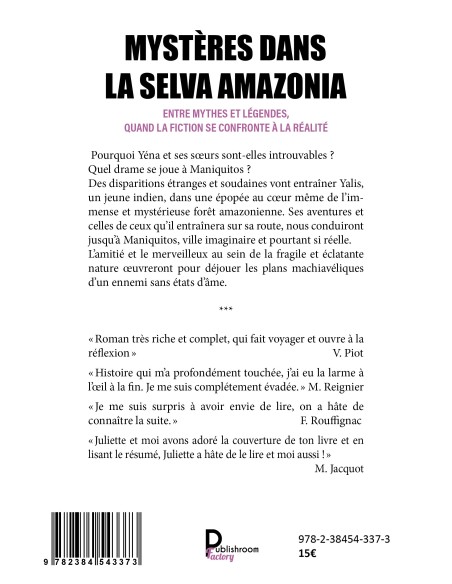 Mystères dans la Selva Amazonia de Armelle D. Rouffignac