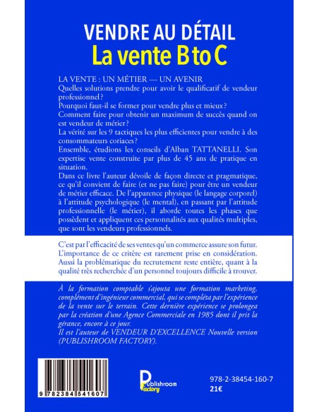 Vendre au détail -La vente B to C de Alban Tattanelli