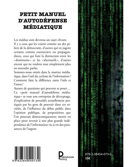 Petit manuel d'autodéfense médiatique de Pascal M.