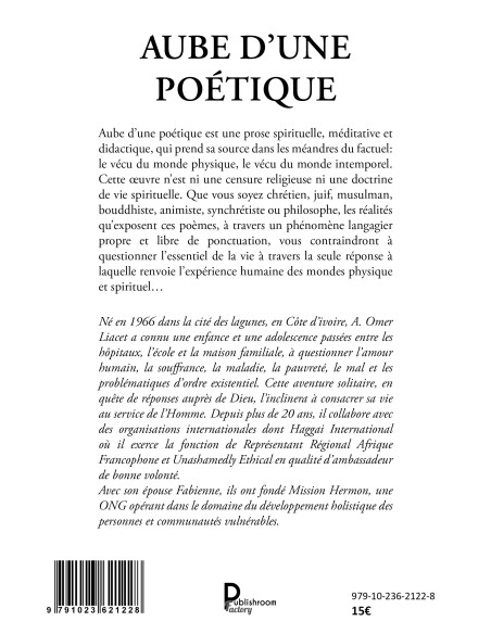 Aube d'une poétique Saison 2 D'Omer Liacet