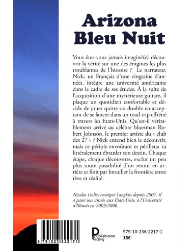 Arizona Bleu Nuit de Nicolas Dolisy