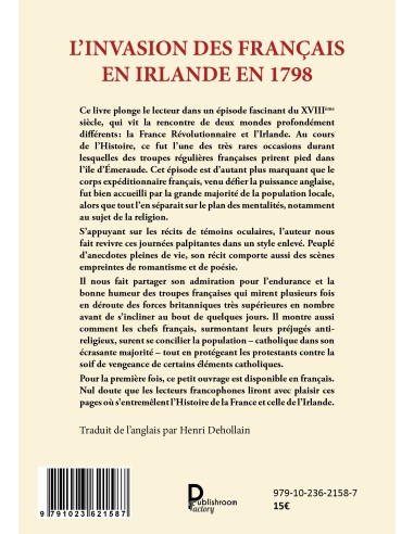 L'invasion des Français en Irlande en 1798 de  Henri Dehollain et Valerian Gribayédoff