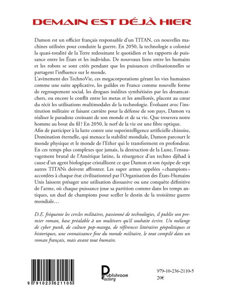 Demain est déjà hier de Daniel Ethan