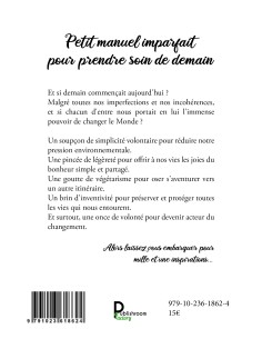 Petit manuel imparfait pour prendre soin de demain de Félicie JULIEN 2