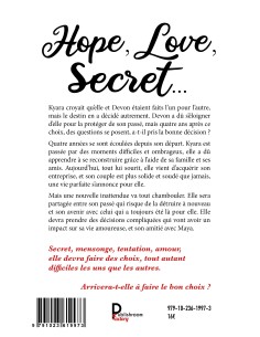 Hope, Love, Secret  Tome 2 - Arrivera-t-elle à faire le bon choix ? de Mathilde Foucré 2