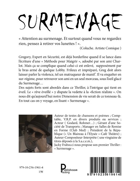 SURMENAGE de Jacky Frabocci