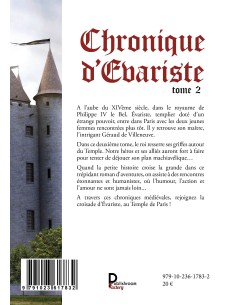 Chronique d'Evariste, Le temple de Paris Tome 2 de Seth Horvath 2