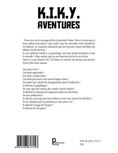 K.I.K.Y. AVENTURES Tome 2 de Florent Le Guyader