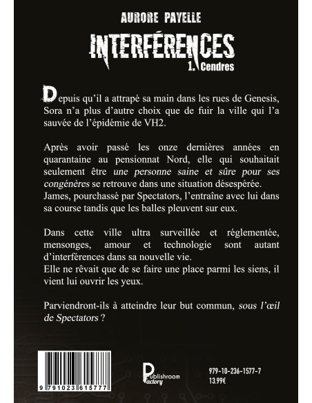 Interférences 1. Cendres de Aurore Payelle