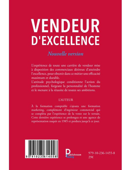 Vendeur d'excellence Nouvelle version de Alban Tattanelli