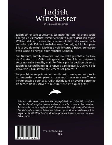"Judith Winchester et le passage des temps" de Julie Michaud