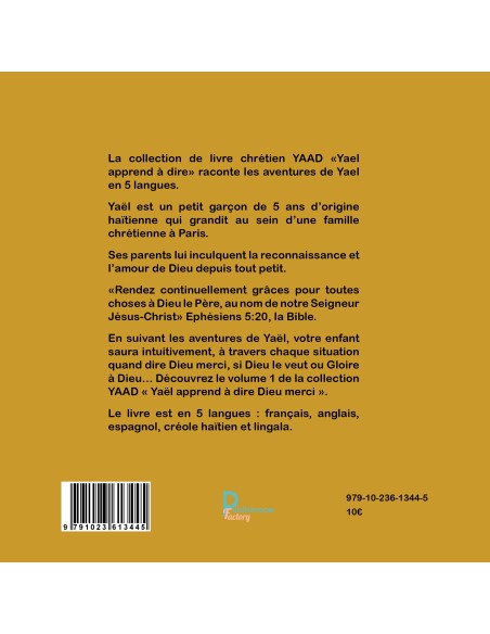 "Yaël apprend a dire "Dieu merci"" de Hashley Auguste