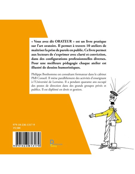"Vous avez dit Orateur !" de Philippe BONHOMME