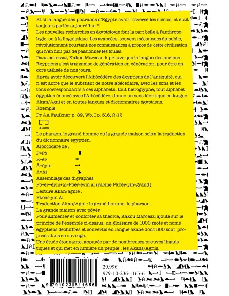 "J'ai déchiffré les hiéroglyphes" de Kakou Marceau K.