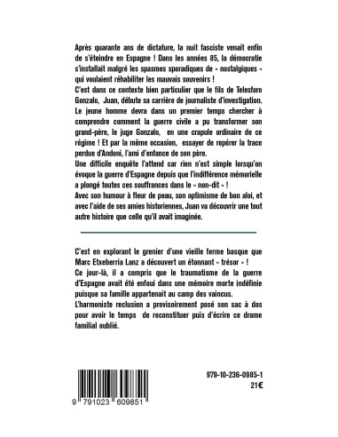 "Andoni tome 2 : L'enquête" de Marc Etxeberria-Lanz