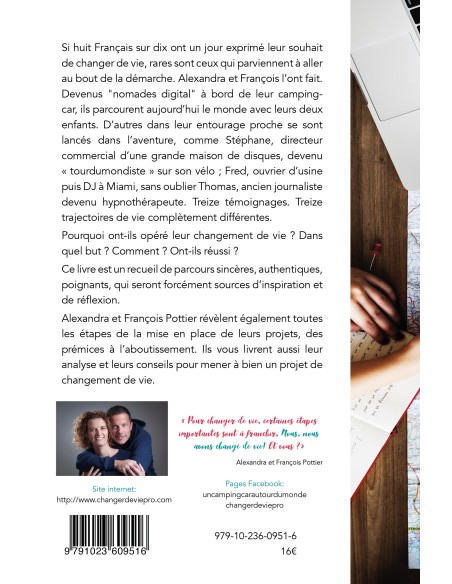 "Nous nous avons changé de vie et vous ?" de Alexandra et François Pottier
