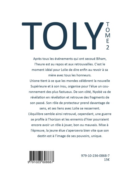 "Toly- tome 2" de Edwige Laure Nguenya