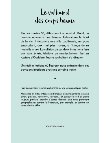 "Le vol lourd des corps beaux" de Gérard Saout