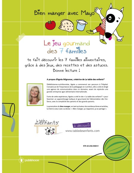 "Le jeu gourmand des 7 familles" par Agnès Mignonac