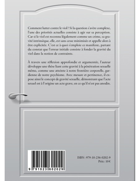 "Manifeste de la gravité du viol" de Yan Warcholinski