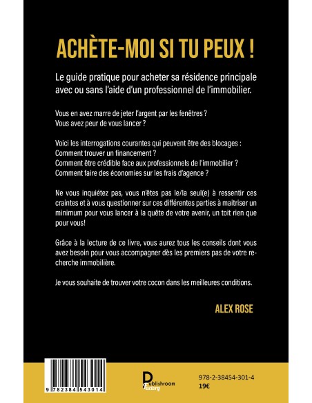 Achète-moi si tu peux ! de Alex Rose