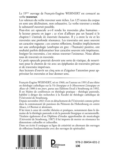 TRAVERSER de François-Eugène WERNERT