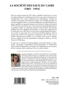 La société des eaux du Caire (1865 - 1954) de Émilie PASQUIER 2