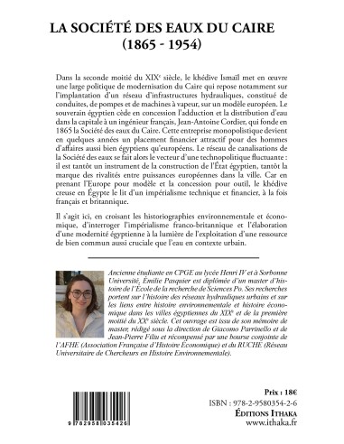 La société des eaux du Caire (1865 - 1954) de Émilie PASQUIER