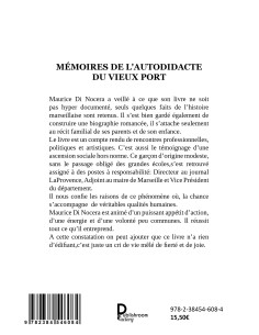 Mémoires de l'Autodidacte du Vieux port de Maurice DI NOCERA 2