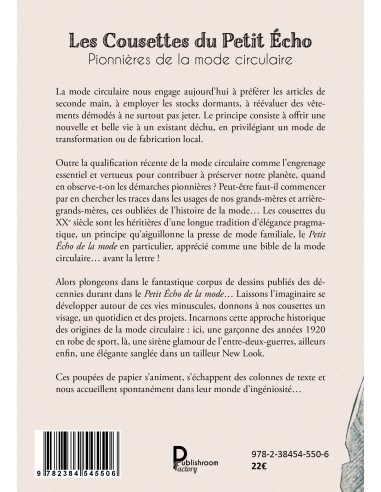 Les cousettes du petit Écho Pionnières de la mode circulaire - éditions du Canezou -