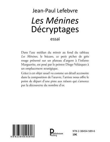 Les Ménines Décryptages  de Jean-Paul Lefebvre