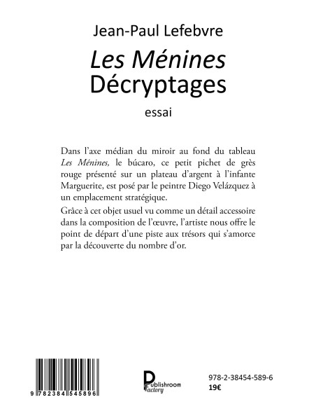 Les Ménines Décryptages  de Jean-Paul Lefebvre