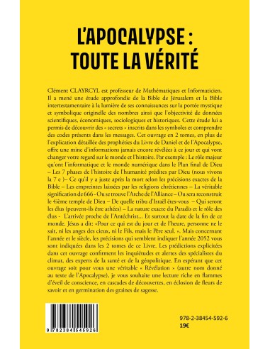 L’APOCALYPSE : TOUTE LA VÉRITÉ  Tome 1 de  Clément CLAYRCYL