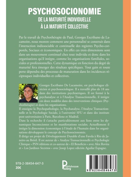 PSYCHOSOCIONOMIE de GEORGES ESCRIBANO DE LACAMOIRE