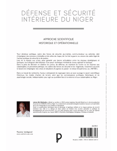 Défense et sécurité intérieure du Niger de Labran Alio Maidoukia