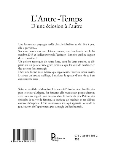 L'Antre-Temps-D'une éclosion à l'autre de Véronique Bonnet
