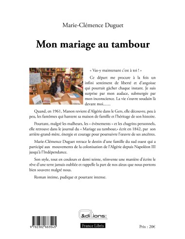 Mon mariage au tambour de Marie-Clémence Duguet