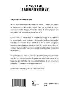 PENSEZ LA VIE, LA SOURCE DE VOTRE VIE de Michel Zaccaro 2
