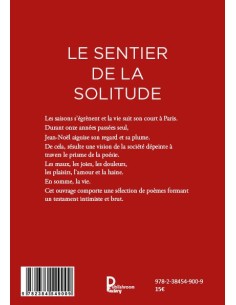 Le sentier de la solitude - Essai poétique - de Jean-Noël Virèeye 2