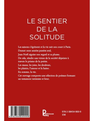 Le sentier de la solitude - Essai poétique - de Jean-Noël Virèeye