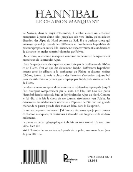 HANNIBAL LE CHAINON MANQUANT de MAZZONI DAVID