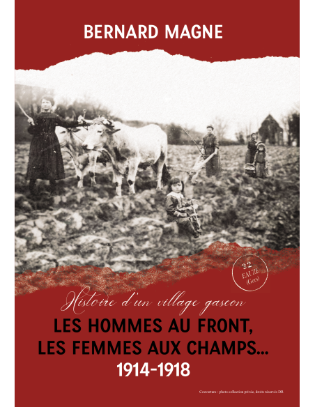 Les hommes au front Les femmes aux champs 1914-1918- Histoire d'un village gascon de Bernard MAGNE