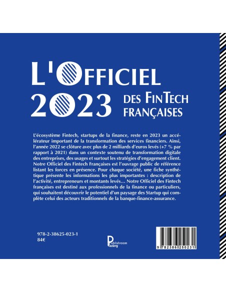 L'Officiel 2023 des Fintech françaises - Édition augmentée de Investance Partners