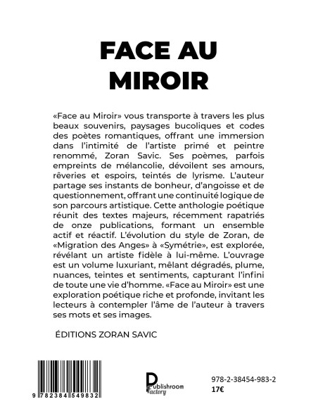 FACE AU MIROIR  de Zoran Savic