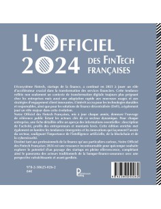 L'Officiel 2024 Des FinTech Françaises de Investance Partners 2