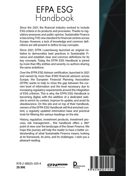 EFPA ESG Handbook de Collective of authors
